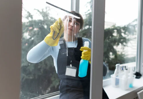 Nettoyage de vitres intérieures et extérieures à Saint-Martin-des-Bois